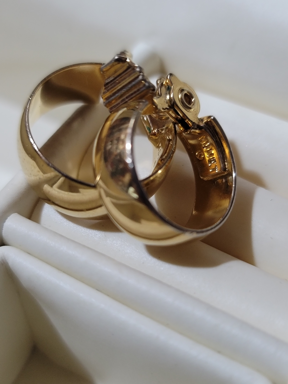 Monet Polished Gold-Tone Hoop Earrings for Women